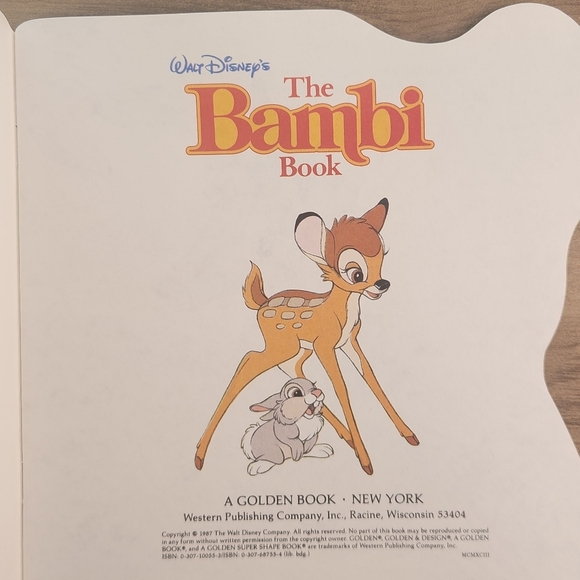 Disney Bambi Book and Puzzle 1987 - Picture 5 of 11